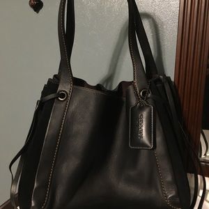 Coach 1941 Harmony Hobo Bag Tote Purse Black